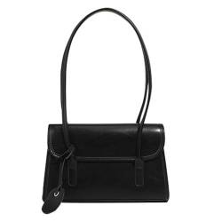 HAWILL Crossbody Bag Damen Stylisch Umhängetasche Damen Klein Moderne Taschen Handy Handtasche Mode Schultertasche für Frauen (Schwarz) von HAWILL