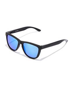 HAWKERS Unisex One Sonnenbrille, Raw Polarized Clear Blue · Black, Adulto von HAWKERS
