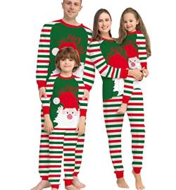 Family Christmas Pyjamas Pajamas Weihnachts Schlafanzug Familie Ugly Matching Christmas Pyjamas Set Xmas Pyjama Couple Family Partner Familien Pyjama Schlafanzüge Weihnachten Familie Damen Santa 3XL von HAXNOHEY