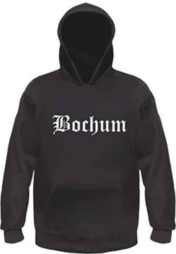 Bochum Kapuzensweatshirt - Altdeutsch - Bedruckt - Hoodie Kapuzenpullover 4XL Schwarz von HB_Druck