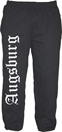 HB_Druck Augsburg Jogginghose - Altdeutsch - Sweatpants - Jogger - Hose Schwarz XL von HB_Druck