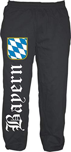 HB_Druck Bayern Jogginghose - Altdeutsch - Sweatpants - Jogger - Hose 2XL Schwarz von HB_Druck