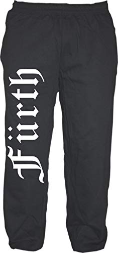 HB_Druck Fürth Jogginghose - Altdeutsch - Sweatpants - Jogger - Hose Schwarz XL von HB_Druck