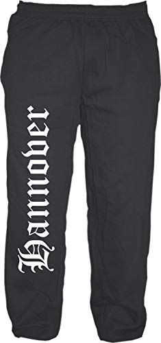 HB_Druck Hannover Jogginghose - Altdeutsch - Sweatpants - Jogger - Hose Schwarz M von HB_Druck