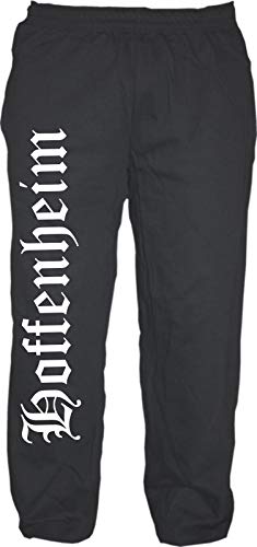 HB_Druck Hoffenheim Jogginghose - Altdeutsch - Sweatpants - Jogger - Hose L Schwarz von HB_Druck