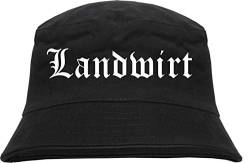 HB_Druck Landwirt Fischerhut - Bucket Hat L/XL Schwarz von HB_Druck