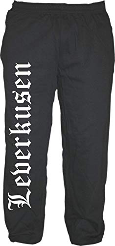 HB_Druck Leverkusen Jogginghose - Altdeutsch - Sweatpants - Jogger - Hose Schwarz L von HB_Druck