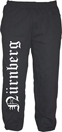 HB_Druck Nürnberg Jogginghose - Altdeutsch - Sweatpants - Jogger - Hose Schwarz M von HB_Druck