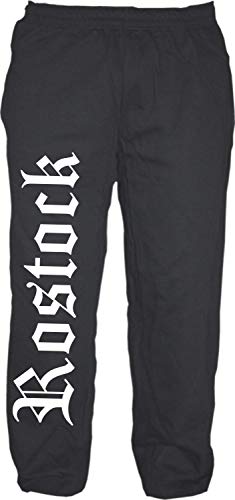 HB_Druck Rostock Jogginghose - Altdeutsch - Sweatpants - Jogger - Hose Schwarz S von HB_Druck