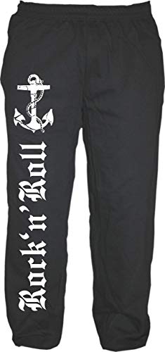 Rock n Roll Anker Jogginghose - Altdeutsch - Sweatpants - Jogger - Hose 2XL Schwarz von HB_Druck