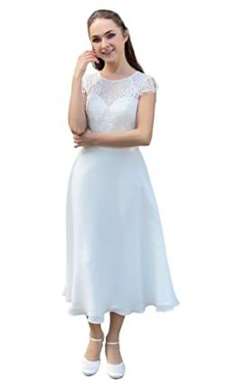 HBH Brautmode Kurzes Brautkleid 21u433 Ivory (46) von HBH