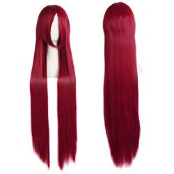 Anime Wig Uzumaki Kushina Cosplay Wig, Long Red Wig, Costume Halloween Wig, für Costume Party, Anime Show, Cosplay Event, Concerts, Daily wig[Farbe:nach Plan] von HBYLEE