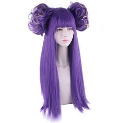 HBYLEE-Anime Role Play For Fate Grand Order Nitocris Purple Long Cosplay Costumes Wig Halloween Party Wigs for Women 70cm[Farbe:Purple ] von HBYLEE