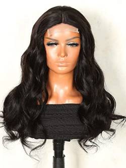 HBYLEE Human Lace Wigs Lace Front Curly Human Hair Wig for Black Women ，Farbe：180Density 13 * 4 * 1/Größen：20 inch von HBYLEE