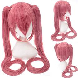HBYLEE-Wig for cosplay 18 Colours VOCALOID Hatsune Miku Cosplay Wigs 120 cm Long Straight for Women Girls Hair Anime Blue Red Black Universal 3 von HBYLEE