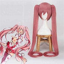 HBYLEE-Wig for cosplay Anime Coser Wig Game Cosplay Wig Ponytail Bunches Cosplay Wig Long Pink Pigtails Cosplay Straight Hair for Women Girls Anime Wigs von HBYLEE