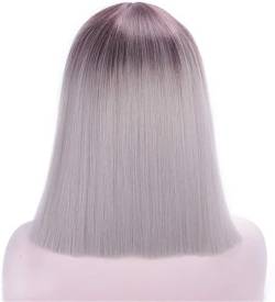 HBYLEE-Wig for cosplay Anime Coser Wig Perücke, Rosa, kurz, synthetische Perücke, Perücke für Frauen, zum Spielen des Mittelteils, 14 Zoll, R6-0906 von HBYLEE