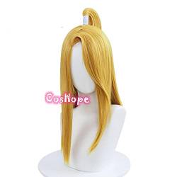 HBYLEE-Wig for cosplay Deidara Cosplay Men Long Golden Yellow Wig Cosplay Anime Cosplay Wig Heat Resistant Synthetic Wigs von HBYLEE