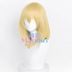 HBYLEE-Wig for cosplay Wig Anime Cosplay Howl's Moving Castle Howl Cos Wig Special Golden Wig von HBYLEE