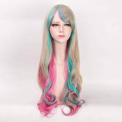 HBYLEE-Wig for cosplay Wig for Soft sister daily air bangs lolita grandma gray gradient cos wig pear flower head color: PL-749 von HBYLEE