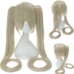 HBYLEE-Wig for cosplay anime cosplay perücke Vocaloid Hatsune Miku Perücke Pferdeschwänze Black Rock Shooter Senbon Zakura Cosplay Perücke Langes Haar Blau Grün Schwarz Rosa Silber Perücken 8 von HBYLEE