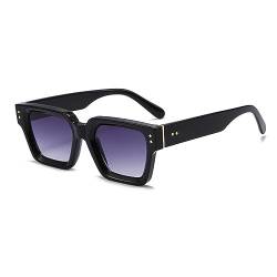 Retro Nail Square Sonnenbrille UV400 Männer und Frauen dunkle Brille, 4, Einheitsgröße von HCHES