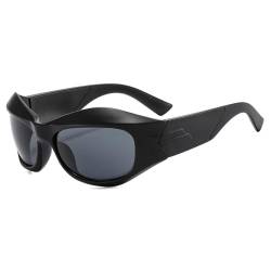 Sonnenbrille Damen, übergroß, dicker Rahmen, Sport, Radfahren, Sonnenbrille, Herren, Fahren, Sonnenbrille, Shades, UV400, Brillen, 1, Einheitsgröße von HCHES