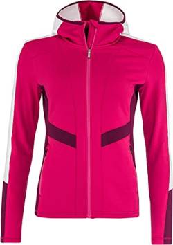 HEAD Damen Jasmine Midlayer Fz Women Fleecejacke, rosa/weiß, XL von HEAD