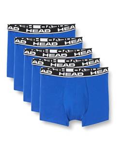 HEAD Herren Basic Boxers Boxer Shorts (5er Pack), Blau / Schwarz, L von HEAD