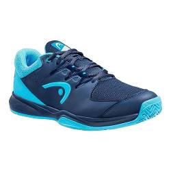 HEAD Herren Grid Squash-Schuh, Dunkelblau Aqua, 41 EU von HEAD