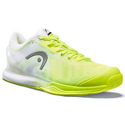 HEAD Herren Sprint Pro 3.0 Clay Men Tennisschuh, neon gelb/weiß, 48.5 EU von HEAD