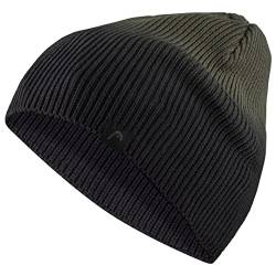 HEAD Herren Supershape Beanie Mütze, Thymian/Schwarz, Einheitsgröße von HEAD