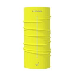 HEAD Original Tube Reflector, Multifunktionstuch Unisex Schlauchschal Kinder Winddicht Skifahren Radfahren Schlauchtuch Tube Reflector Schlauchtuch (Kinder, Neon Yellow) von HEAD