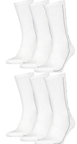 HEAD Performance Unisex Herren Damen Sportsocken 6P (Weiss, 43-46) von HEAD