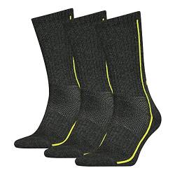 HEAD Unisex-Adult Performance Crew Socks, Grey Combo, 39/42 von HEAD