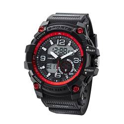 HEAD Unisex Analog-Digital Quarz Uhr mit Silikon Armband H140201 von HEAD