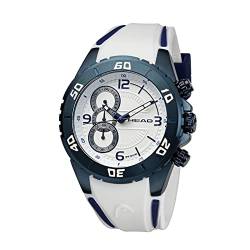 HEAD Unisex Analog Quarz Uhr mit Silikon Armband H800504 von HEAD