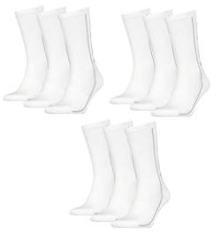 HEAD Unisex Performance Crew 9er Pack (43-46, White (006)) von HEAD