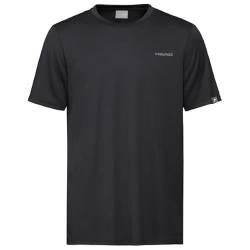 Head Mens Easy Court T-Shirt, Schwarz, 3XL von HEAD