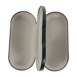 HEALLILY Doppeltes Brillenetui mit doppelter Verwendungsmöglichkeit, tragbares Brillenetui (schwarz) von HEALLILY
