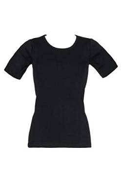 HEAT HOLDERS Damen 1 Pack kurzärmeliges Hemd, Wärmerückhaltungswert 0,45 - Schwarz XL von HEAT HOLDERS