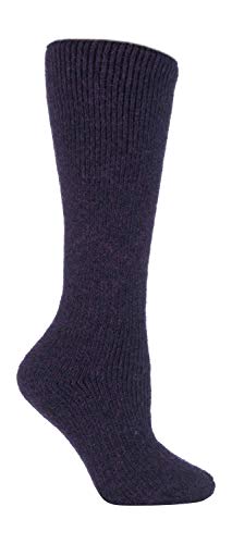 HEAT HOLDERS - Damen 2.7 Tog Thermo Winter Warm Knielang Wollsocken (37/42, Purple (XL.Wool)) von HEAT HOLDERS