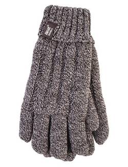 HEAT HOLDERS - Damen Extra Warm Winter Handschuhe | Strick Handschuhe mit Innen Flauschig Fleece Gefüttert (M-L, Kitz) von HEAT HOLDERS