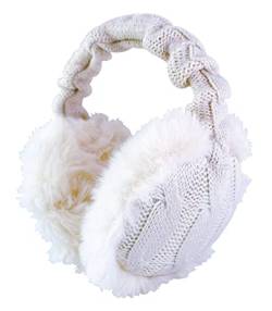 HEAT HOLDERS - Damen Ohrenschützer | Plüsch Warm Ohrenwärmer | Outdoor Thermo Earmuffs (Einheitsgröße, Creme) von HEAT HOLDERS