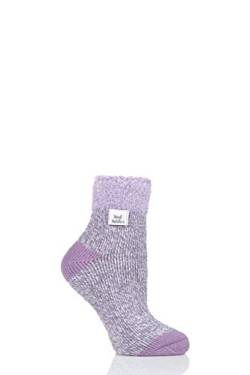 HEAT HOLDERS Damen Schlafen Feder Oben Socken Packung mit 1 Grau 37-42 von HEAT HOLDERS