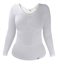 HEAT HOLDERS - Damen Warm Thermo Baumwolle Langarm Unterhemd (S/M (32-38" Bust), White) von HEAT HOLDERS