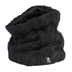 HEAT HOLDERS - Damen Winter Schal Nackenwärmer Halswärmer mit Innen Fleece (Einheitsgröße, Schwarz) von HEAT HOLDERS