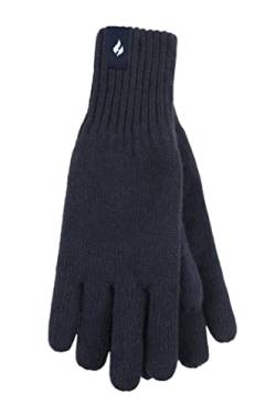 HEAT HOLDERS Herren 1 Paar Heatweavergarn Handschuhe mit Wärmerückhaltungswert 2,3 - Marine L/XL von HEAT HOLDERS