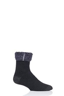 HEAT HOLDERS Herren Olwen Schlafen Socken Packung mit 1 Schwarz 39-45 von HEAT HOLDERS