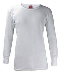HEAT HOLDERS - Herren Thermo Innenfleece Outdoor Langarm Unterhemd (Large (41-43" Chest), White) von HEAT HOLDERS